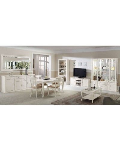 Mesa de comedor clásica beige 194-630 