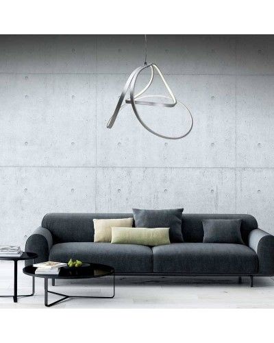 Lámpara LED de techo para salón metálica moderna 1099-62 