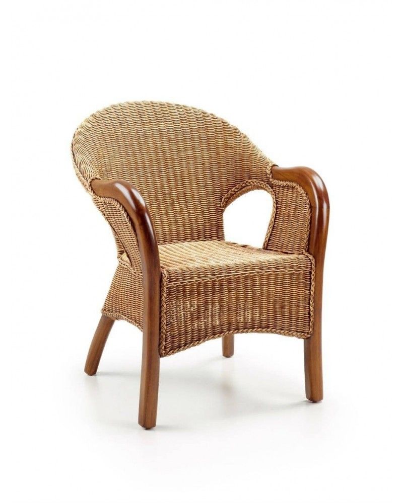 Silla rustica rattan 99-859001 
