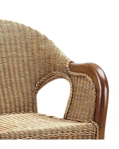 Silla rustica rattan 99-859001 