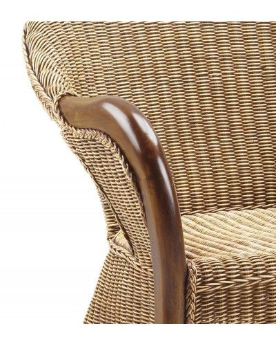 Silla rustica rattan 99-859001 