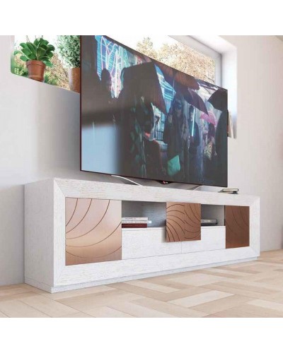 Mueble TV con chimenea CH04 - Franco Furniture