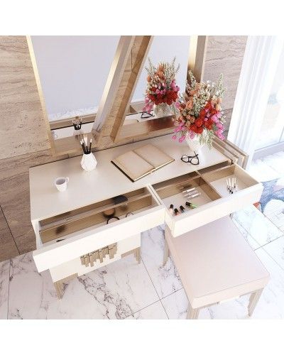 Tocador de maquillaje dormitorio diseño 397-NB01  Tocador de maquillaje dormitorio diseño 397-NB01