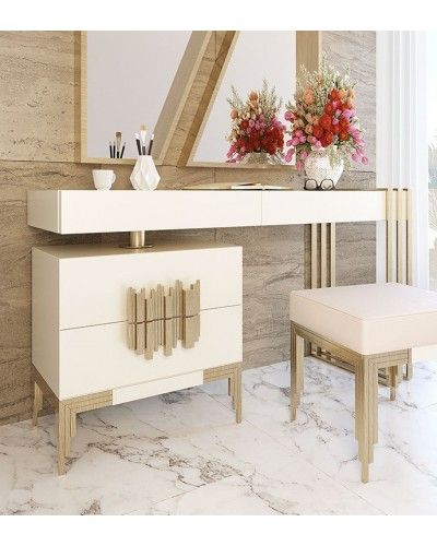 Tocador de maquillaje dormitorio diseño 397-NB01  Tocador de maquillaje dormitorio diseño 397-NB01