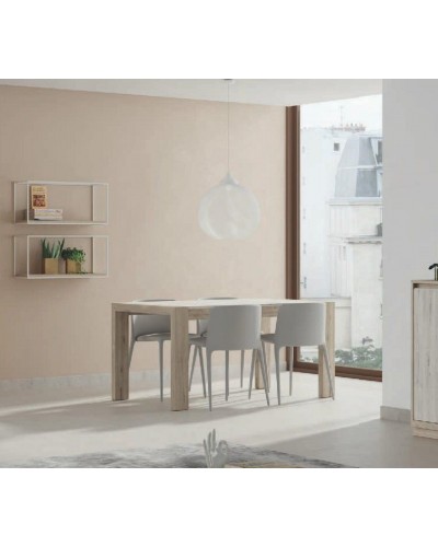 Mesa de comedor moderna 2 extensibles 301-K02 