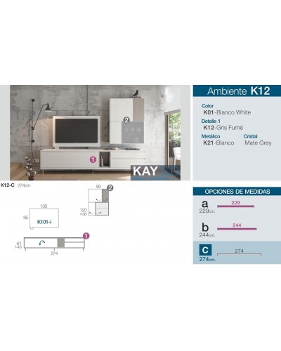 Mueble comedor moderno diseño 301-K12 