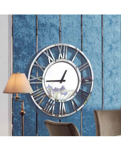 Reloj espejo pared redondo diseño 1362-2003L 