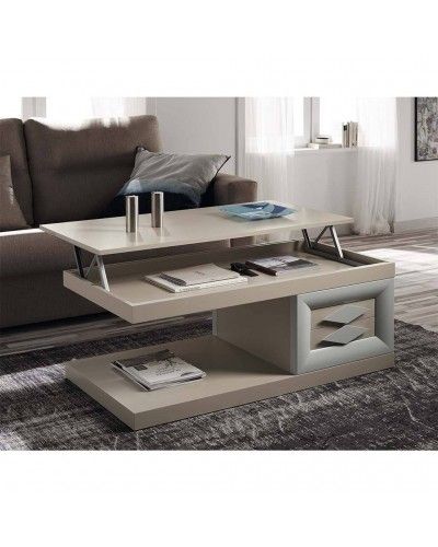 Mesa de centro moderna elevable lacado 194-2009 