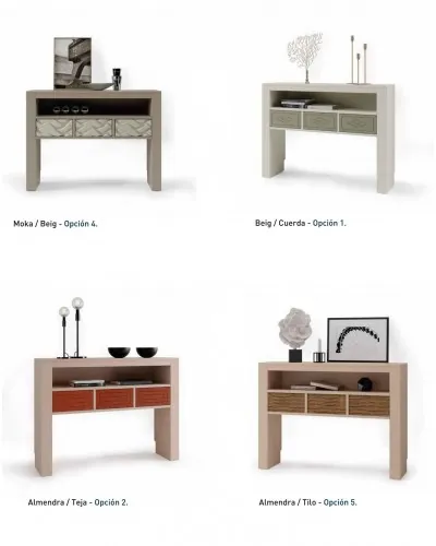 Recibidor moderno lacado 194-3010 