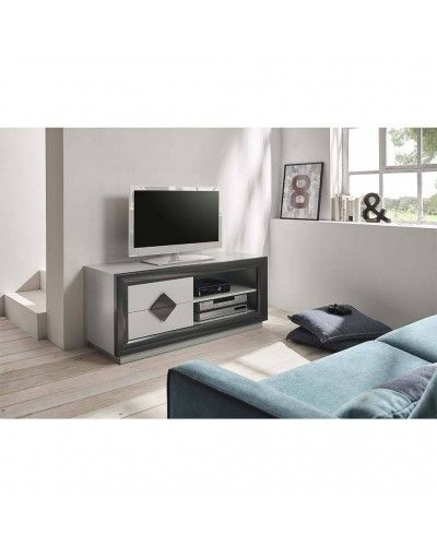 Mesa TV moderna lacado brillo 194-2013 Moka 