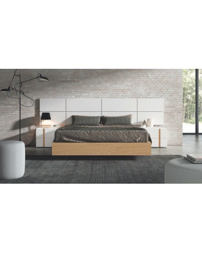 Dormitorio matrimonio moderno lacado o madera 565-NO29 