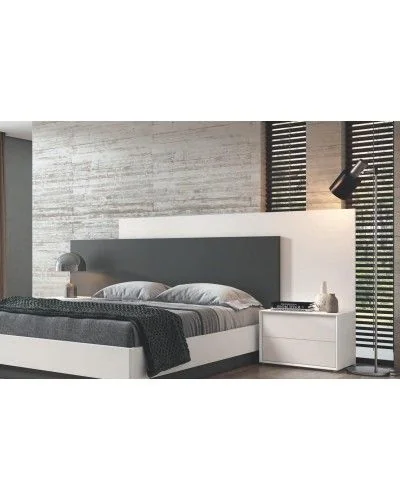 Dormitorio matrimonio moderno lacado o madera 565-NO41 