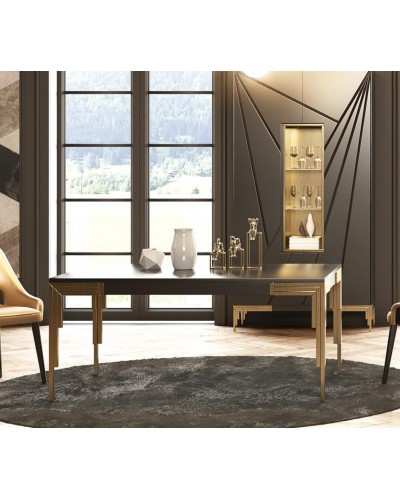 Mesa de comedor moderna diseño lacado 397-MXC06