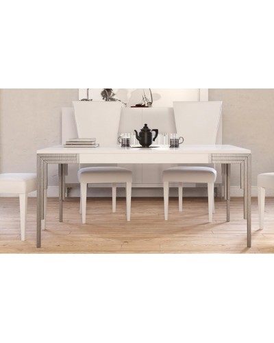 Mesa de comedor moderna diseño lacado 397-MXC14