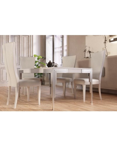 Mesa de comedor moderna diseño lacado 397-MXC14