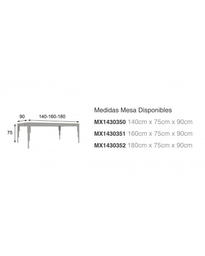 Mesa de comedor moderna diseño lacado 397-MXC14