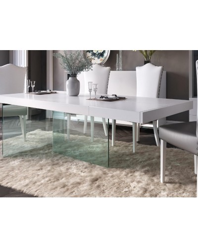 Mesa de comedor moderna diseño lacado 397-MXC03