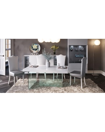 Vitrina moderna diseño lacado alta calidad 397-MXVI11