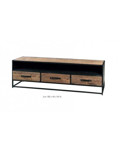 Mueble TV vintage colonial madera 1452-TV19