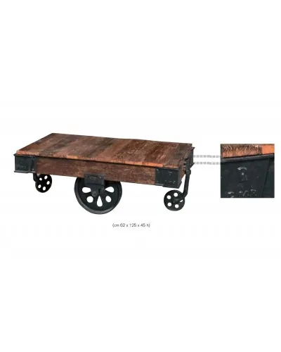 Mesa de Centro Industrial Vagón 1452-10