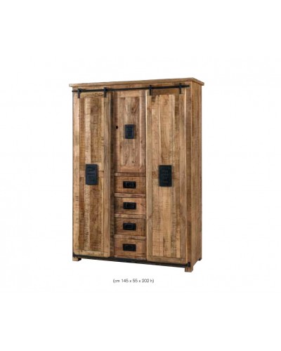Armario vintage colonial madera 1452-AR00593