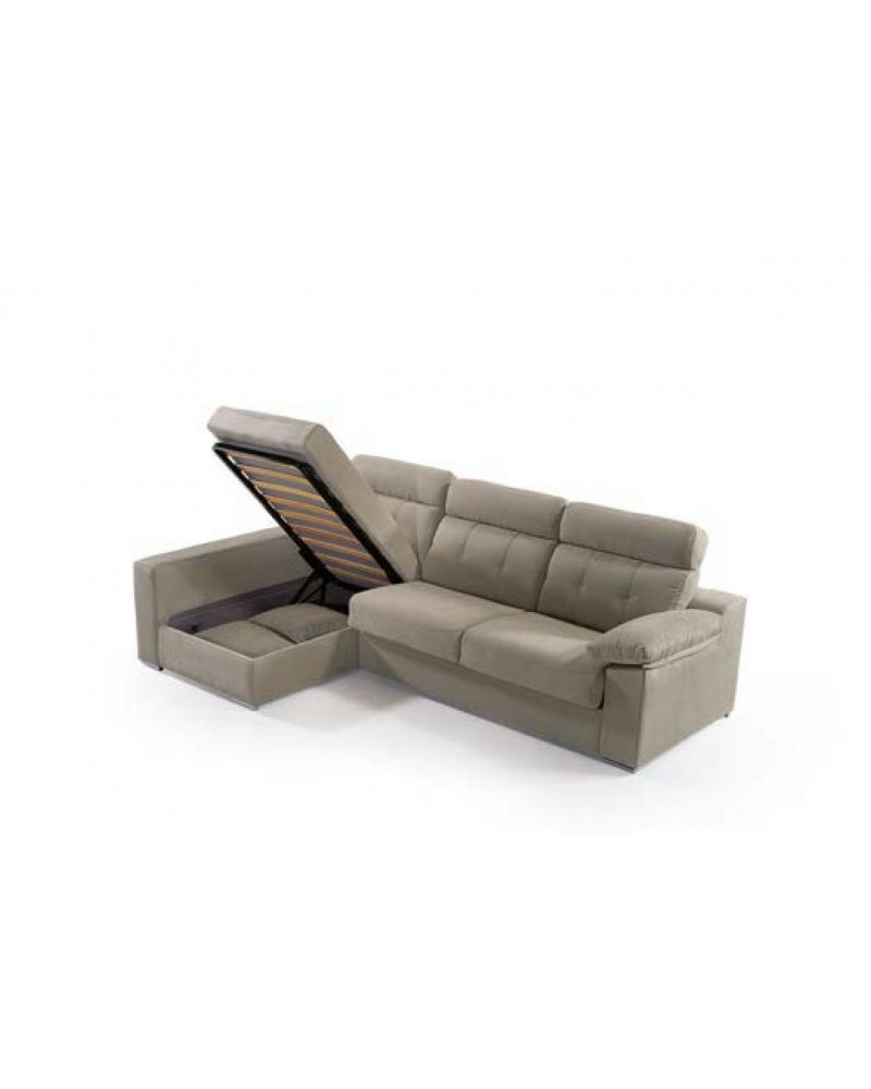 Sofá cama chaiselongue moderno diseño 64801A Mobles Sedaví