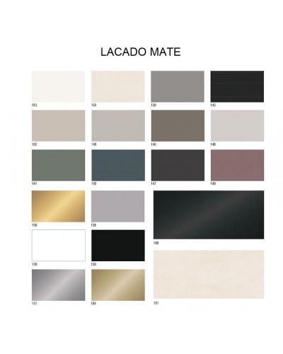 Cómoda con espejo moderna lacado 397-GD18 a