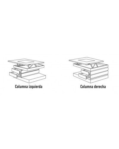 Mesa de centro moderna elevable diseño 194-164 