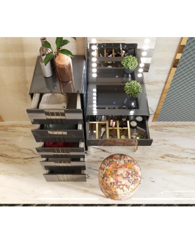 Tocador de maquillaje dormitorio diseño 397-T04