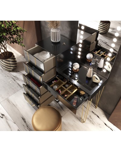 Tocador de maquillaje dormitorio diseño 397-T10