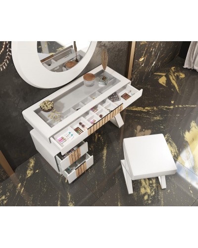 Tocador de maquillaje dormitorio diseño 397-T11