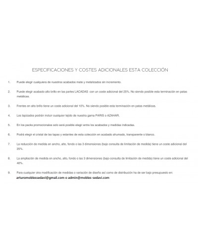 Tocador de maquillaje dormitorio diseño 397-MD06