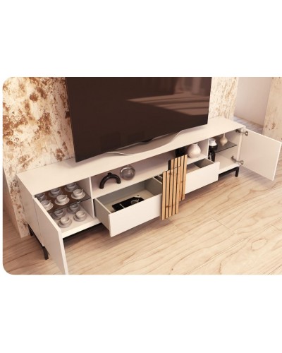 Mueble TV moderno lacado Natura 09 - Franco