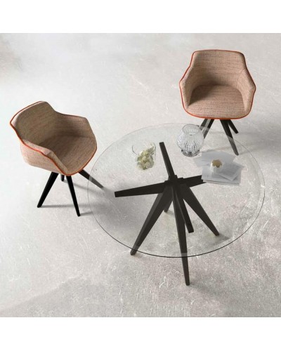 Mesa de comedor redonda moderna August - Nacher