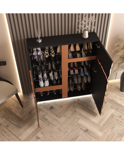 Mueble zapatero moderno lacado alta calidad 397-Z03