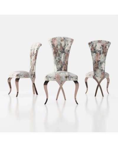 Silla de comedor moderna lacada 397-K05