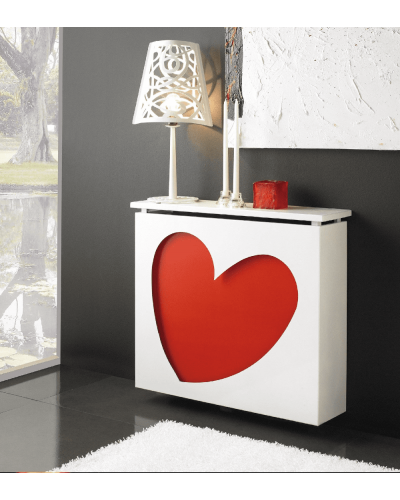 Cubreradiador Diseño forja metálico 1215-Corazón