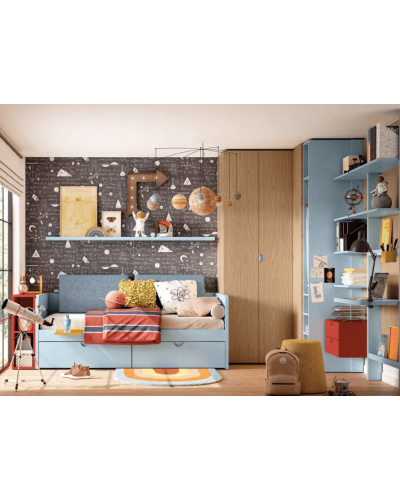 Dormitorio juvenil moderno D3 | Ros