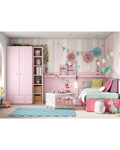 Dormitorio juvenil moderno D5 | Ros
