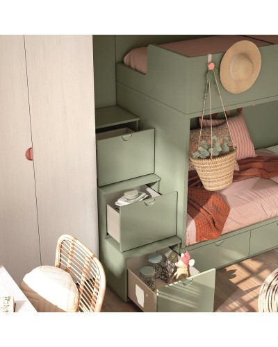 Dormitorio juvenil moderno D43 | Ros