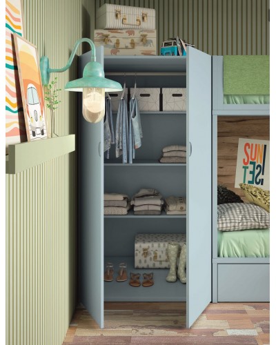 Dormitorio juvenil moderno D45 | Ros