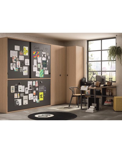 Dormitorio juvenil moderno D65 | Ros