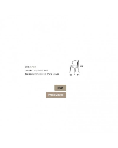 Silla de comedor moderna Nala 02 – Franco