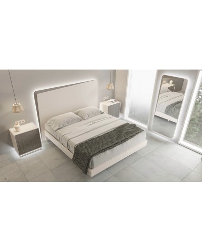 Dormitorio moderno Curve 01 – Franco