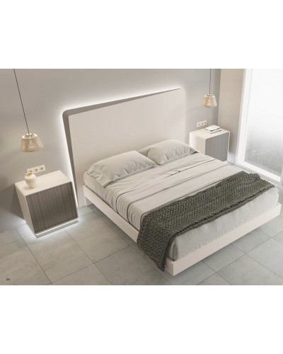 Dormitorio moderno Curve 01 – Franco