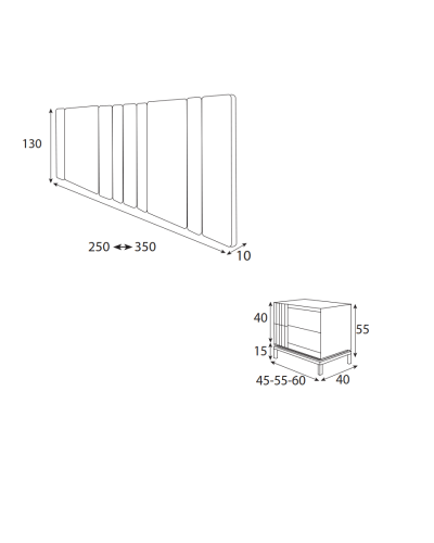 Dormitorio moderno Natura 02 – Franco