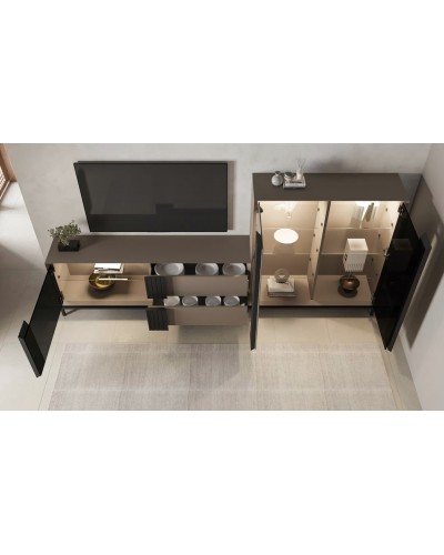 Comedor moderno Natura 02 con patas metálicas – Franco