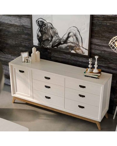 Aparador madera Rodas RC001 - Grupo Seys