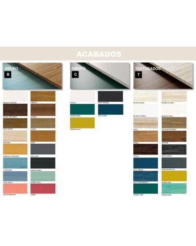 Vajillero madera Rodas RC005 - Grupo Seys