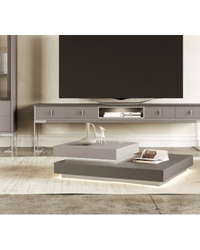 Mesa de centro moderna Luxor 100x100 - Franco